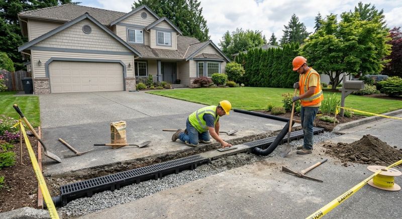 Landscape Drainage Installation Service